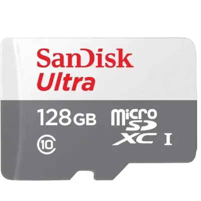 Sandisk Ultra MicroSDXC 128GB Clase 10 UHS-I + Adaptador