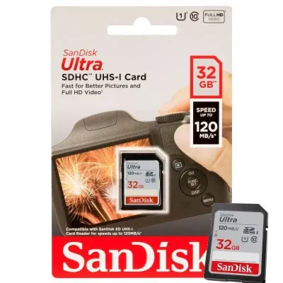 Sandisk Ultra Tarjeta SDHC 32Gb UHS-1 Clase 10