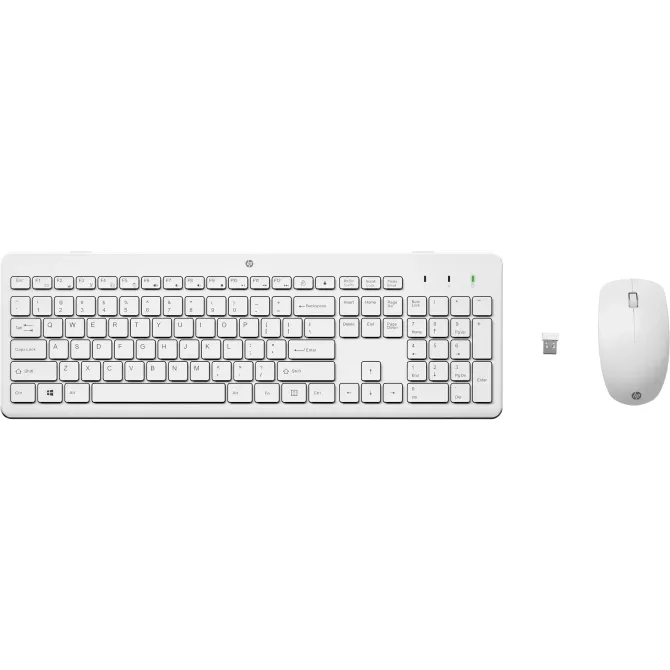 Teclado y Ratón Inalámbricos HP 230/ Blanco