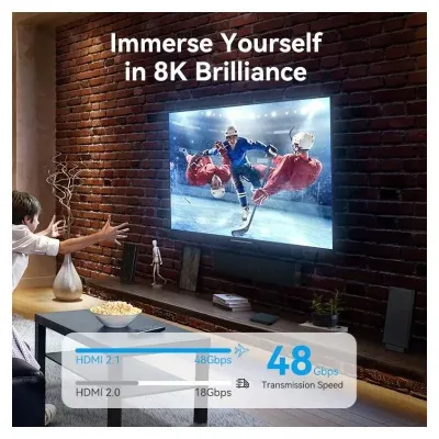 Adaptador HDMI 8K Vention AIVH0/ HDMI Macho - HDMI Hembra Adaptador HDMI 8K Vention AIVH0/ HDMI Macho - HDMI Hembra
