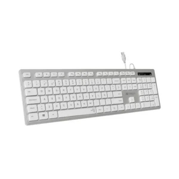 Teclado Subblim Wired Ergo Keys Silent Flat HQ/ Plata