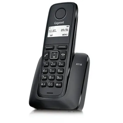 Gigaset A116 Teléfono Dect Negro Gigaset A116 Teléfono Dect Negro