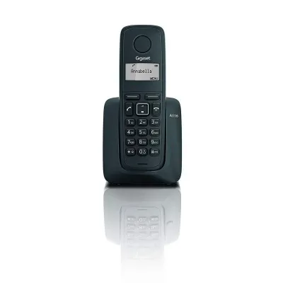 Gigaset A116 Teléfono Dect Negro Gigaset A116 Teléfono Dect Negro