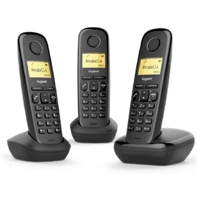 Teléfono Inalámbrico Gigaset A170 Pack TRIO/ Negro Teléfono Inalámbrico Gigaset A170 Pack TRIO/ Negro