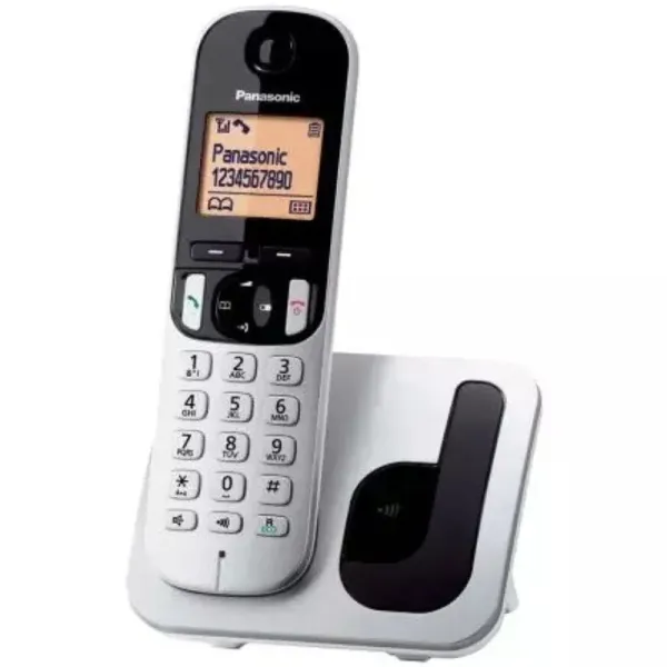 Panasonic KX-TGC210 Teléfono Fijo Inalámbrico Gris/Negro
