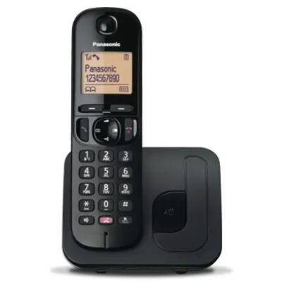 Panasonic KX-TGC250SPW Teléfono Inalámbrico Negro