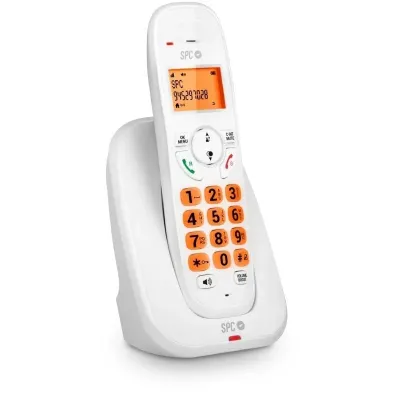 SPC Kairo Teléfono Fijo Inalámbrico Teclas Grandes Blanco