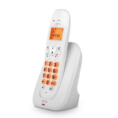 SPC Kairo Teléfono Fijo Inalámbrico Teclas Grandes Blanco