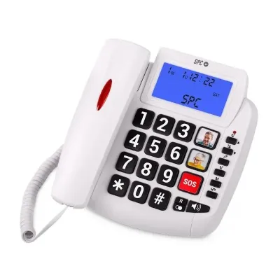 SPC Comfort Volume 2 Teléfono Sobremesa con Teclas Grandes para