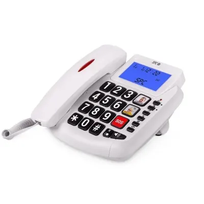 SPC Comfort Volume 2 Teléfono Sobremesa con Teclas Grandes para