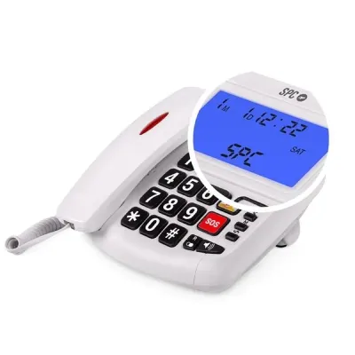 SPC Comfort Volume 2 Teléfono Sobremesa con Teclas Grandes para