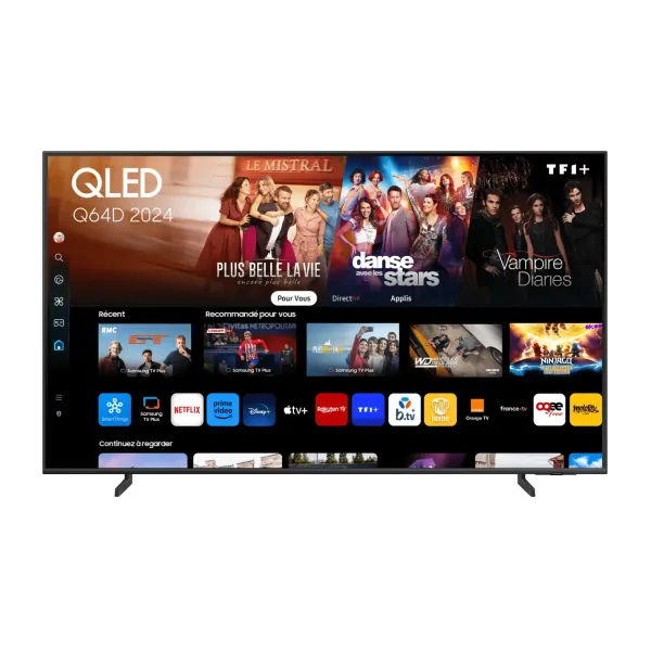 Televisor Samsung QLED Q64D TQ55Q64DAU 55'/ Ultra HD 4K/ Smart TV/ WiFi