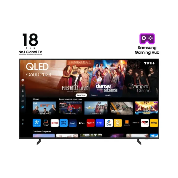 TV Samsung TQ85Q60DAUXXC 85" QLED UltraHD 4K HDR10+ Tizen