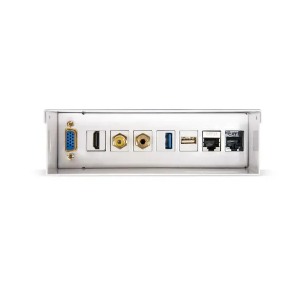 Caja de Conexiones Multimedia de Pared VGA/HDMI/Jack3.5/RCA/USB/RJ-45