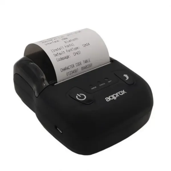 Approx appPOS58PORTABLE+ Impresora de Tickets Térmica Portátil Bluetooth/USB