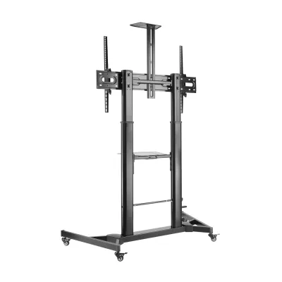 Aisens Soporte de Suelo ECO con Ruedas y Manivela DVD/Cámara