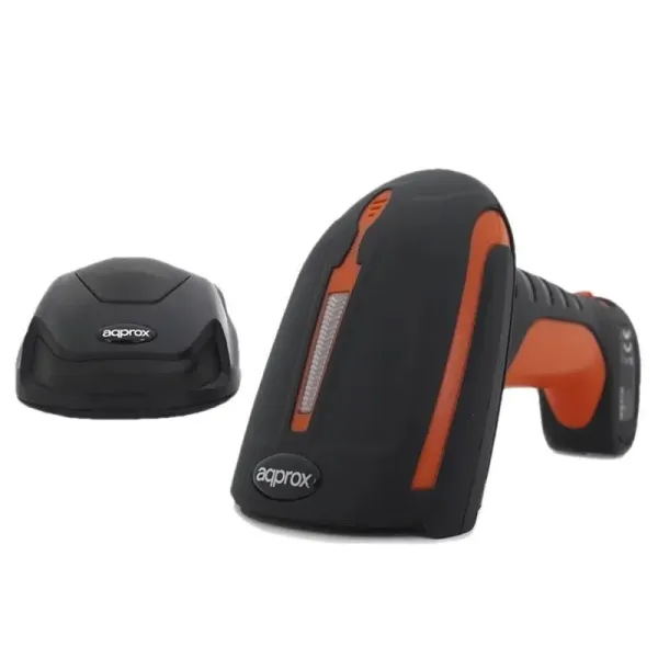 Approx appLS17I2D Lector de Códigos de Barras 1D/2D/QR Inalámbrico RF 2.4GHz/Bluetooth USB Negro