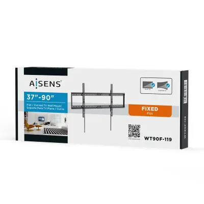 Aisens WT90F-119 Soporte de Pared Fijo para TV 37"-90" VESA Aisens WT90F-119 Soporte de Pared Fijo para TV 37"-90" VESA