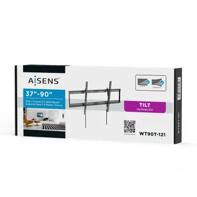 Aisens WT90T-121 Soporte de Pared Inclinable para TV 37"-90"