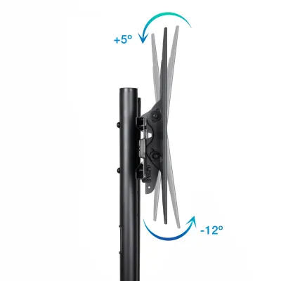 TooQ FS1170M-B Soporte de Suelo con Ruedas Inclinable para TV TooQ FS1170M-B Soporte de Suelo con Ruedas Inclinable para TV