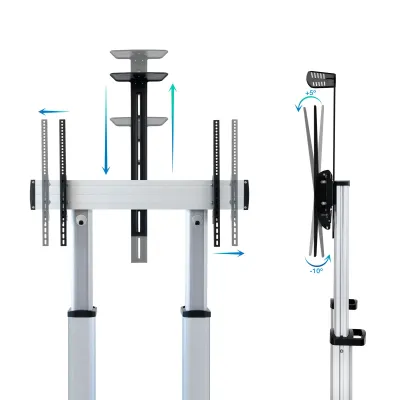 TooQ Partenón FS20300M-B Soporte de Suelo para TV 60"-100" VESA TooQ Partenón FS20300M-B Soporte de Suelo para TV 60"-100" VESA