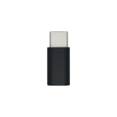 Aisens Adaptador USB-C a MicroUSB Macho/Hembra Negro