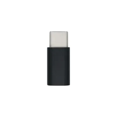 Aisens Adaptador USB-C a MicroUSB Macho/Hembra Negro