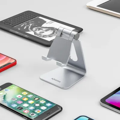 Aisens Soporte para Tablet/Smartphone hasta 8" Plata