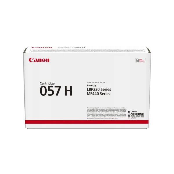 Tóner Original Canon i-SENSYS nº057H Alta Capacidad/ Negro