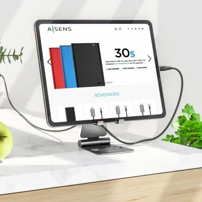 Aisens Soporte para Tablet/Smartphone hasta 10" Gris Aisens Soporte para Tablet/Smartphone hasta 10" Gris