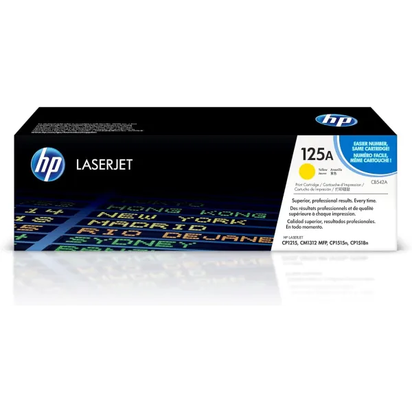 HP 125A Amarillo Original | Tóner CB542A