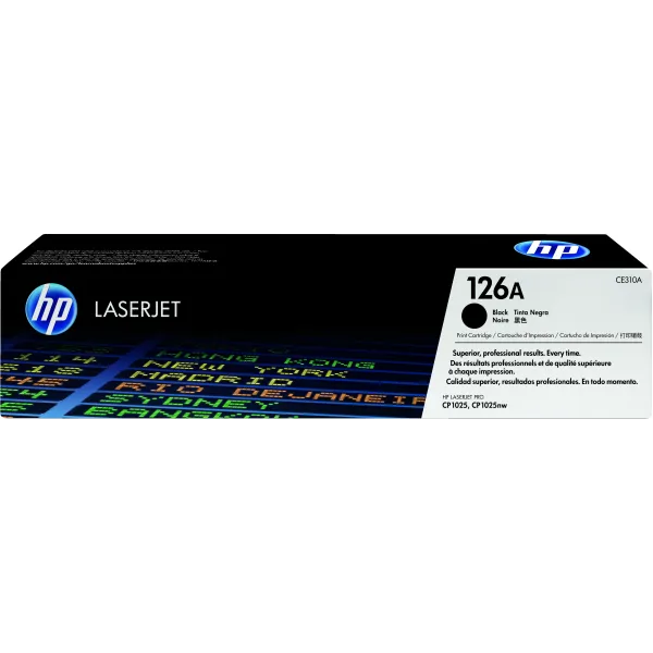 HP 126A Negro Original | Tóner CE310A