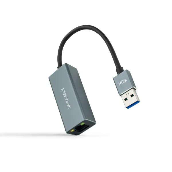 Nanocable Adaptador USB 3.0 a Ethernet Gigabit Aluminio