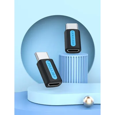 Adaptador USB Vention CDXB0/ USB Tipo-C Macho - MicroUSB Hembra Adaptador USB Vention CDXB0/ USB Tipo-C Macho - MicroUSB Hembra