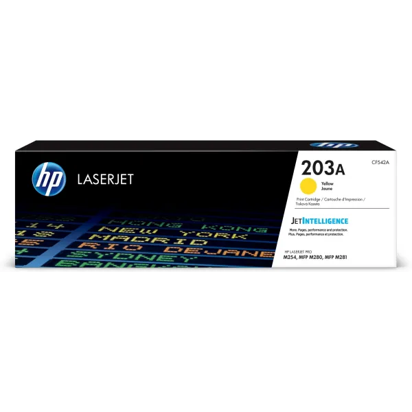 HP 203A Amarillo Original | Tóner CF542A