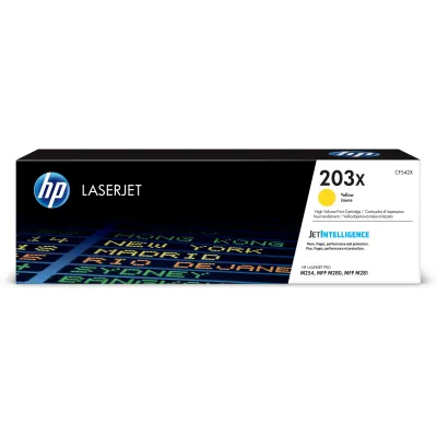 HP 203X Alta Capacidad Amarillo Original | Tóner CF542X HP 203X Alta Capacidad Amarillo Original | Tóner CF542X