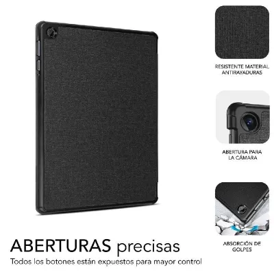 Subblim Shock Case Funda Negra para Lenovo Tab M10 FHD Plus