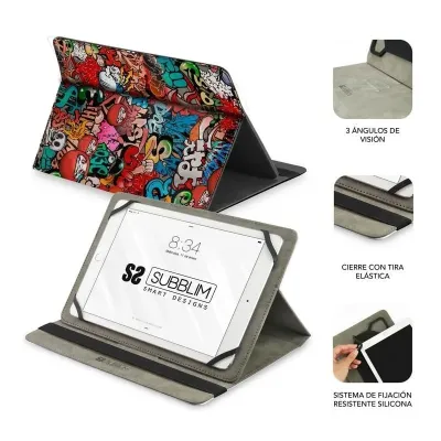 Subblim Trendy Case Graffiti Funda Universal para Tablet hasta