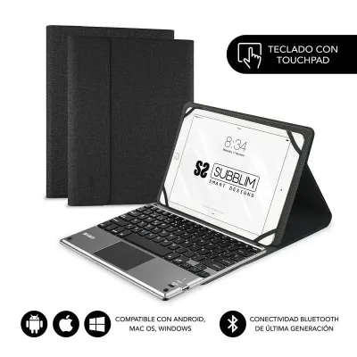 Subblim Keytab Pro Bluetooth Touchpad Negra para Tablet 10.1"