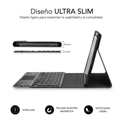 Subblim Keytab Pro Bluetooth Touchpad Negra para Tablet 10.1"