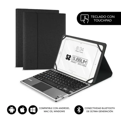 Subblim Keytab Pro Bluetooth Touchpad Negra para Tablet 10.1"