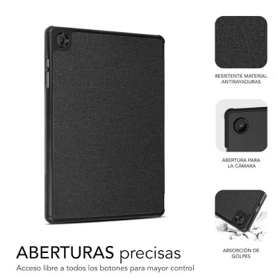 Subblim Shock Case Funda Negra para Samsung Galaxy Tab A9