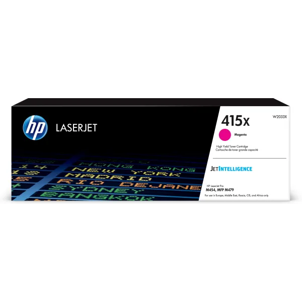 HP 415X Alta Capacidad Magenta Original | Tóner W2033X