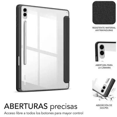 Sublim Clear Shock Case Funda Negra para Samsung Galaxy Tab