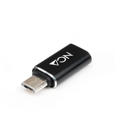 Nanocable Adaptador Micro USB a USB-C Negro