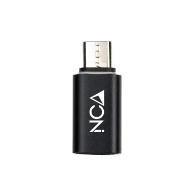 Nanocable Adaptador Micro USB a USB-C Negro