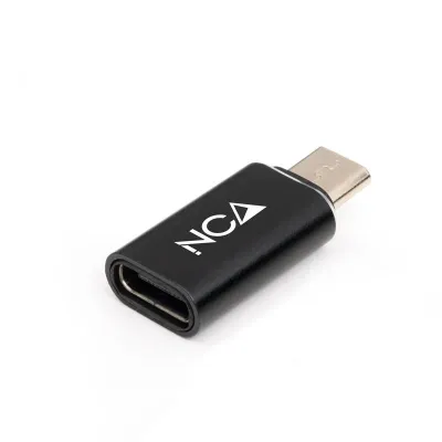 Nanocable Adaptador Micro USB a USB-C Negro