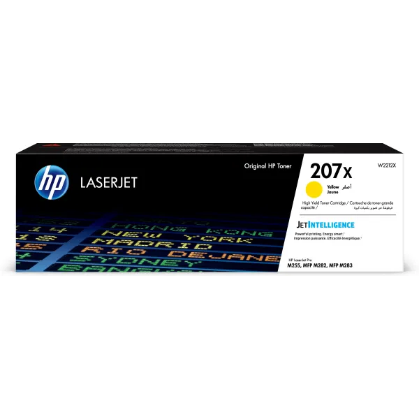 HP 207X Alta Capacidad Amarillo Original | Tóner W2212X