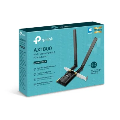 Archer TX20E Adaptador PCIe AX1800 Wi-Fi 6 Bluetooth 5.2/Doble Archer TX20E Adaptador PCIe AX1800 Wi-Fi 6 Bluetooth 5.2/Doble