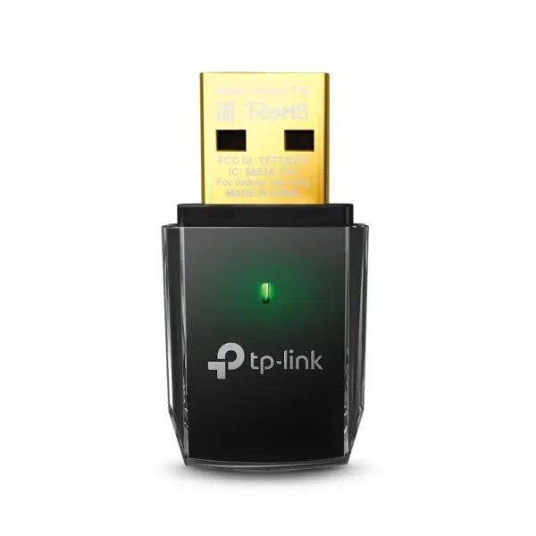 TP-Link Archer T2U Adaptador Inalámbrico USB Dual-Band AC600 